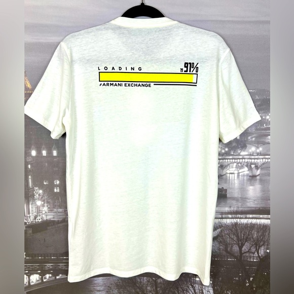 ARMANI EXCHANGE CONNECT T-SHIRT IN WHITE - Picture 3 of 5